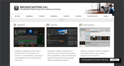 Desktop Screenshot of broadcasting.hu