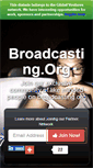 Mobile Screenshot of broadcasting.org