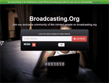 Tablet Screenshot of broadcasting.org
